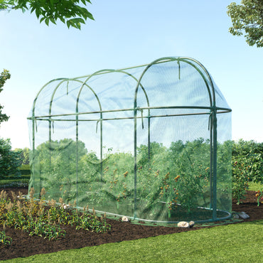 Crop Cage Plant Protection Netting Tent with Zipper for Vegetables Fruits and Plant - Aoodor