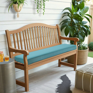 46x18x3 inch Patio Bench Cushion - Blue - Aoodor
