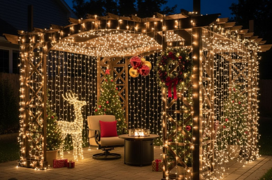 Pergola Christmas Decorations: Transform Your Outdoor Space Into a Holiday Wonderland