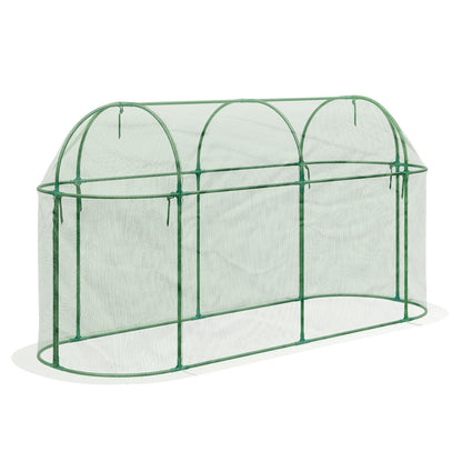 Crop Cage Plant Protection Netting Tent with Zipper for Vegetables Fruits and Plant - Aoodor 