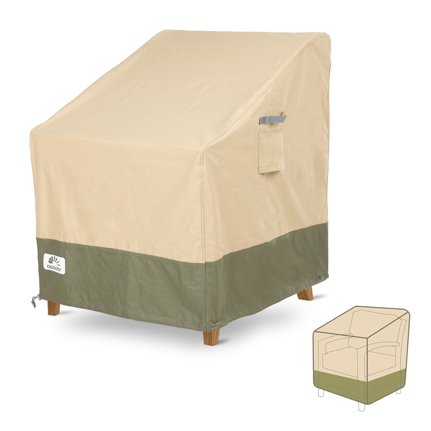 Patio Chair Cover for Deep Seat/ Rocking Chair/ Outdoor Swivel