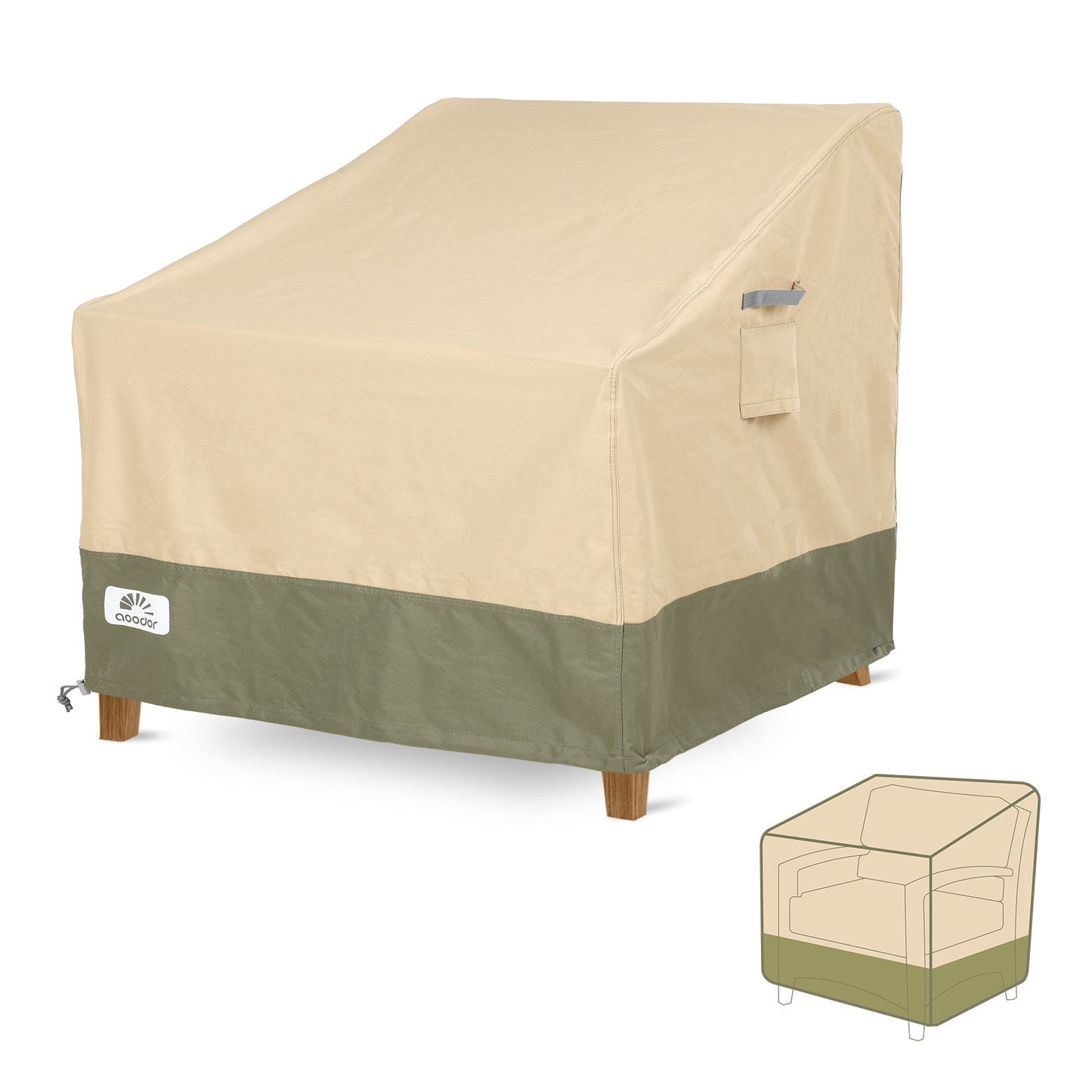 Patio Chair Cover for Deep Seat/ Rocking Chair/ Outdoor Swivel