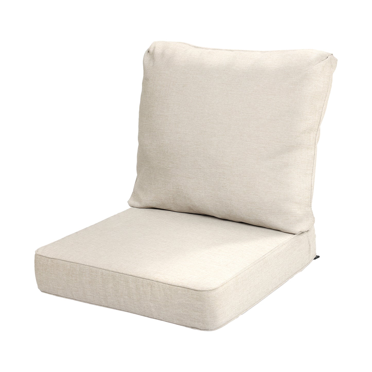 Outdoor Deep Seat Cushion Set, Patio Chair Back & Seat Cushions, Beige Taupe