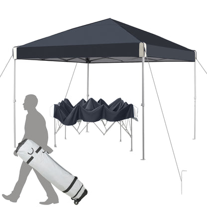 10x10/12x12 ft. Pop Up Canopy Tent with Roller Bag