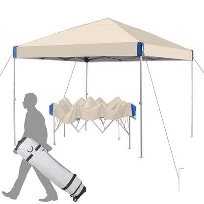 10x10/12x12 ft. Pop Up Canopy Tent with Roller Bag