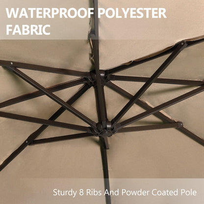 Grand Patio Thatched Tiki Umbrella (No Base) - Aoodor 