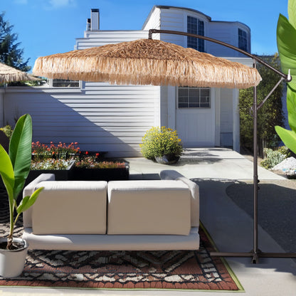 Grand Patio Thatched Tiki Umbrella (No Base) - Aoodor 