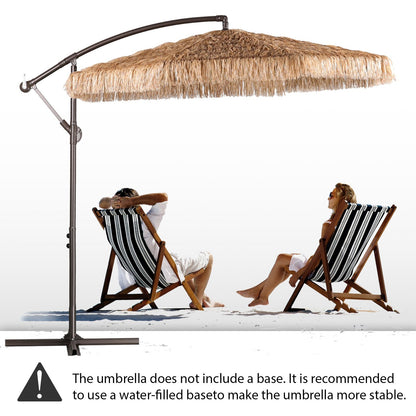 Grand Patio Thatched Tiki Umbrella (No Base) - Aoodor 