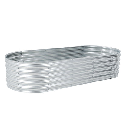 17" Tall Galvanized Raised Garden Bed Kit - 79"x31.5"