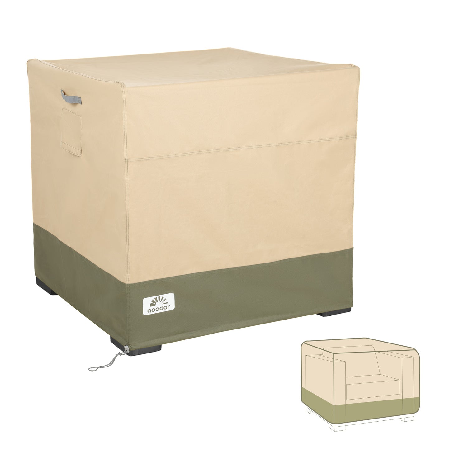 Patio Chair Cover for Cube Chair/ Deep Seat/ Outdoor Swivel