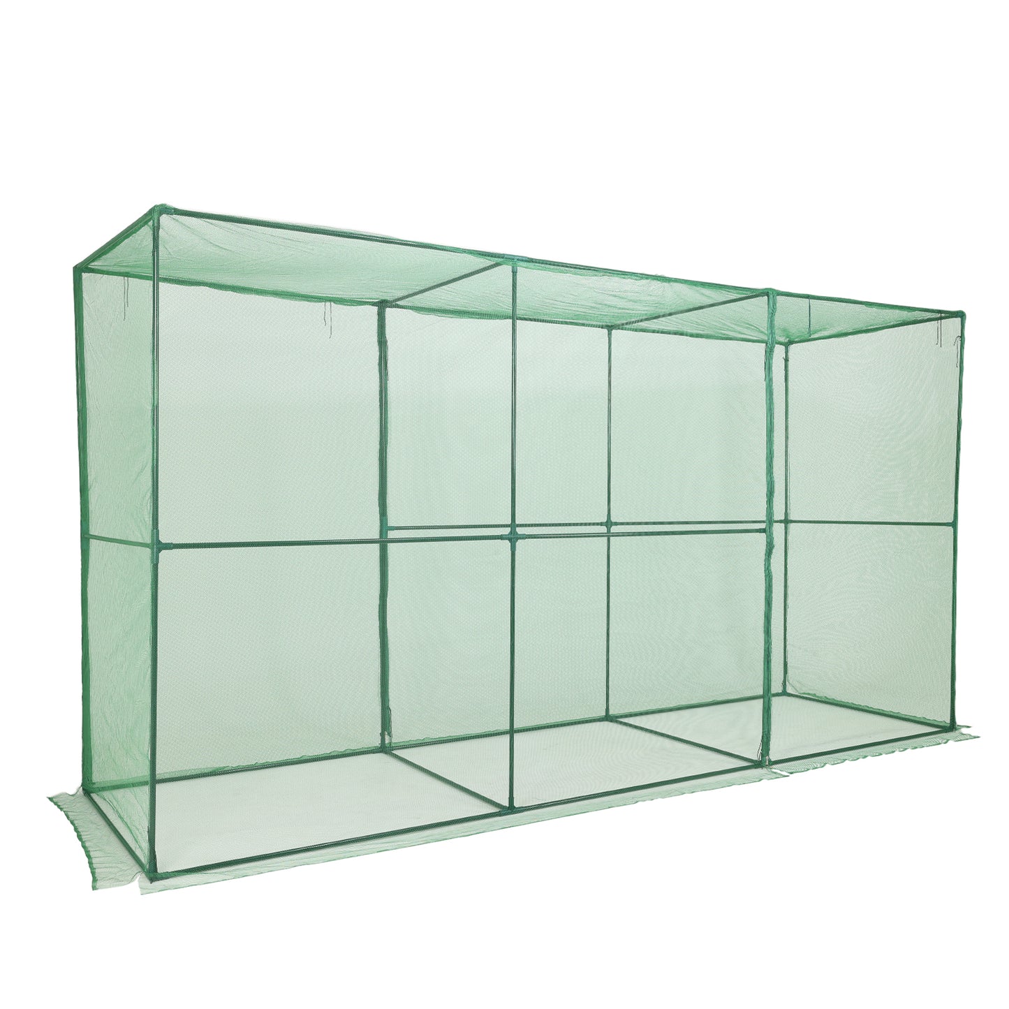 Crop Cage Plant Protection Netting Tent with Zipper for Vegetables Fruits and Plant - Aoodor 