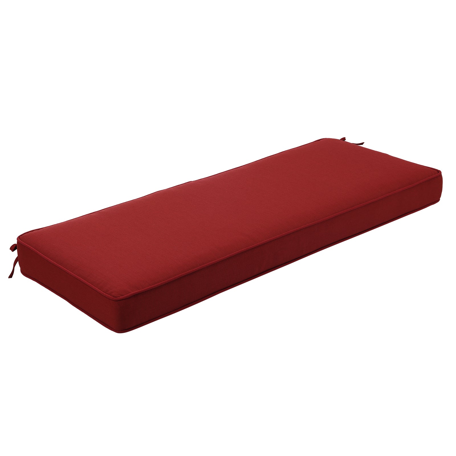 46x18x3 inch Patio Bench Cushion - Wine Red - Aoodor 
