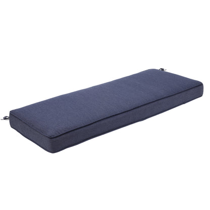 46x18x3 inch Patio Bench Cushion - Dark Blue - Aoodor 