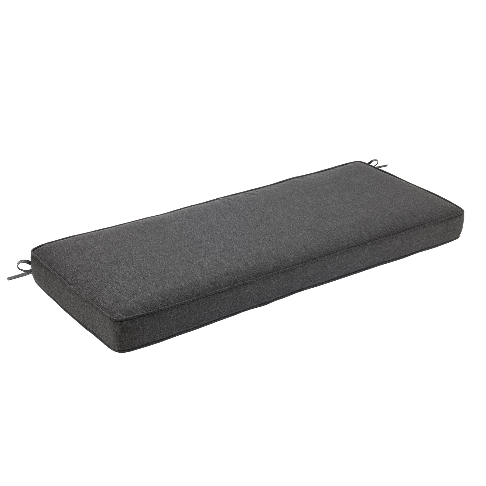 46x18x3 inch Patio Bench Cushion - Charcoal - Aoodor 