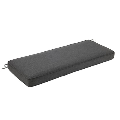 46x18x3 inch Patio Bench Cushion - Charcoal - Aoodor 