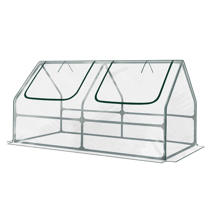 6x3x3 ft. Mini Greenhouse with 2 Zipper Doors, Water Resistant UV Protected