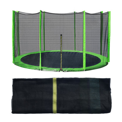 Trampoline Replacement Net for Round Frame Trampolines, Safety Enclosure Net - Aoodor 