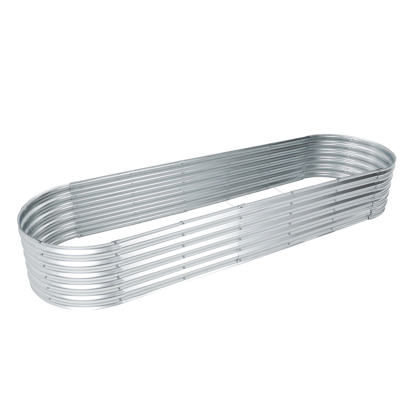 11" Tall Galvanized Raised Garden Bed Kit - 83"x24"