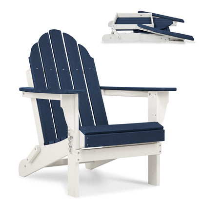 32(L)x22(W)x37(H) inch Folding Adirondack Chair - Aoodor 