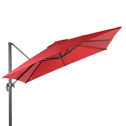 10x10 ft. Cantilever Umbrella Replacement Canopy for 8 Ribs Square Offset Umbrella