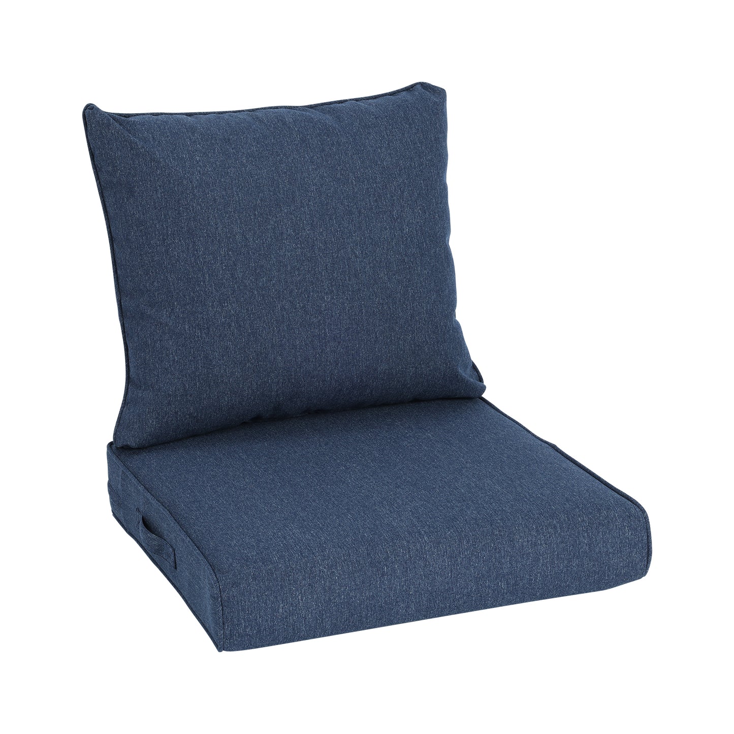 Outdoor Deep Seat Cushion Set, Waterproof Patio Chair Cushions, Navy Blue