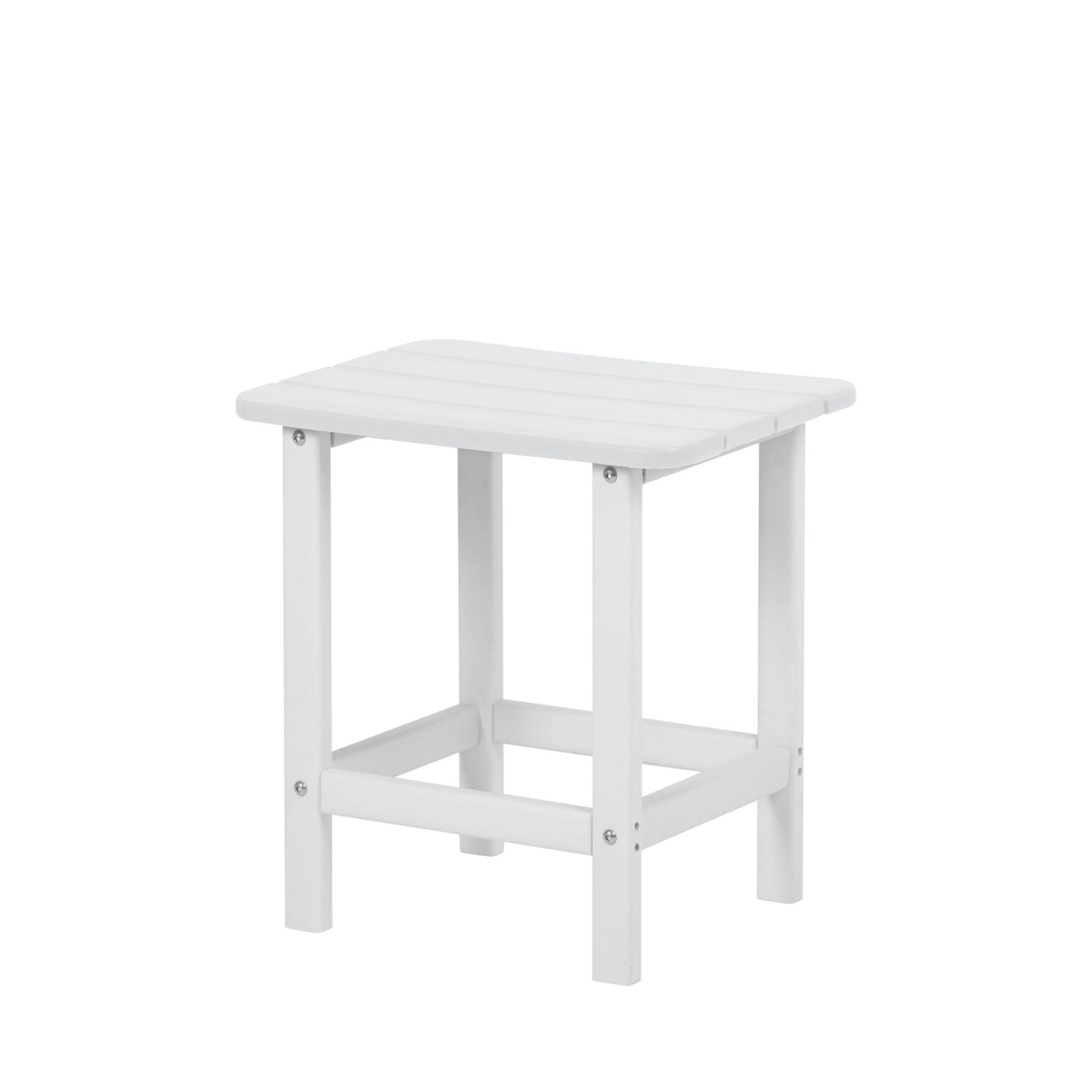 18x14.6x19 inch Outdoor Side Table, Square Adirondack Patio End Table for Patio, Pool, Porch - Aoodor 