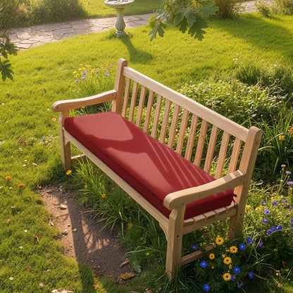 46x18x3 inch Patio Bench Cushion - Wine Red - Aoodor 