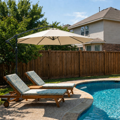 Patio Umbrella Replacement Canopy for 8 Ribs Table Umbrella
