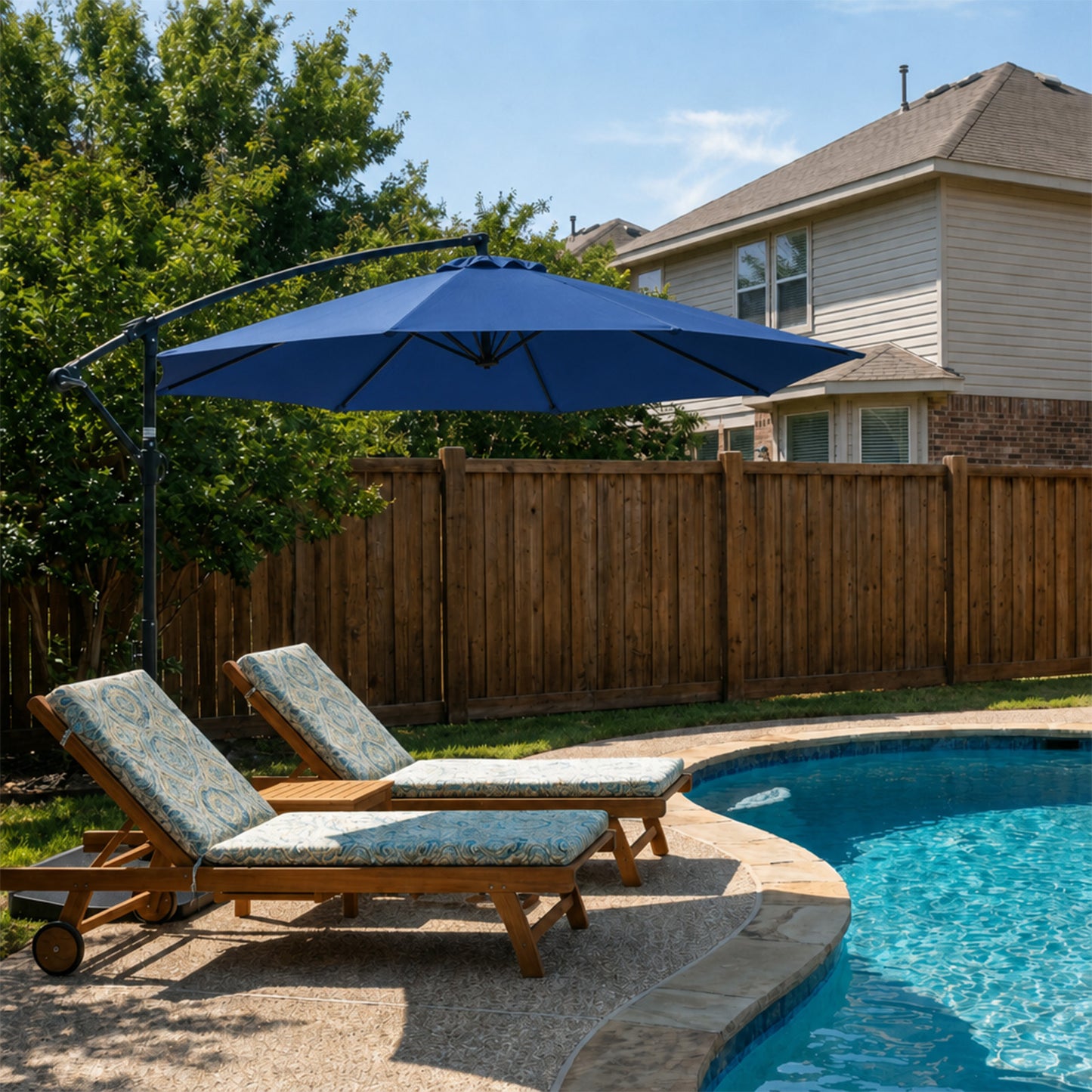 Patio Umbrella Replacement Canopy for 8 Ribs Table Umbrella