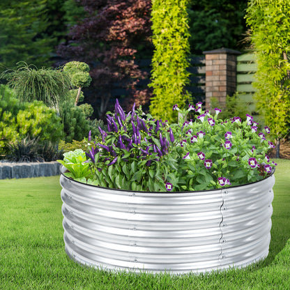 17" Tall 42" Metal Raised Garden Bed Kit