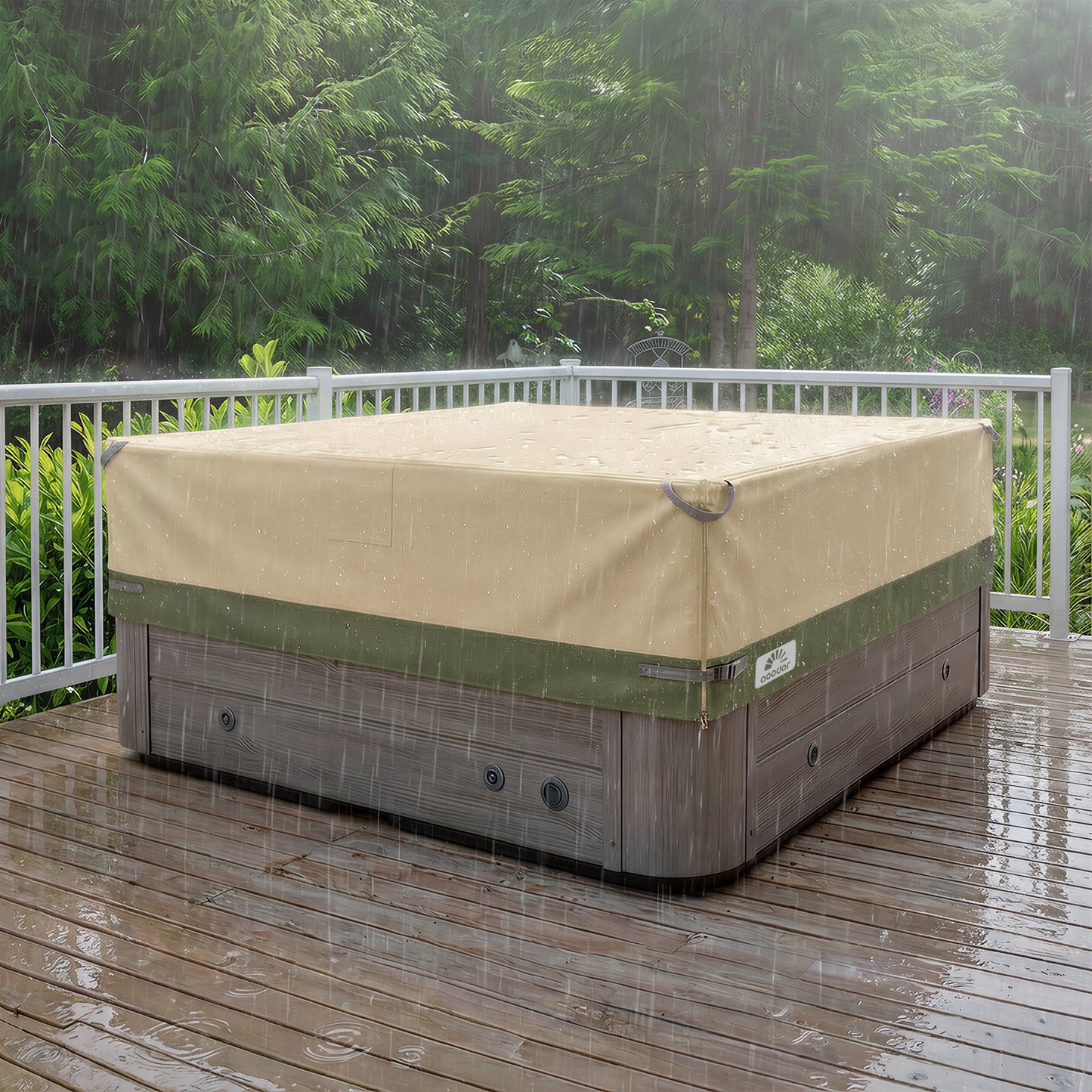 Outdoor Square Hot Tub Cover