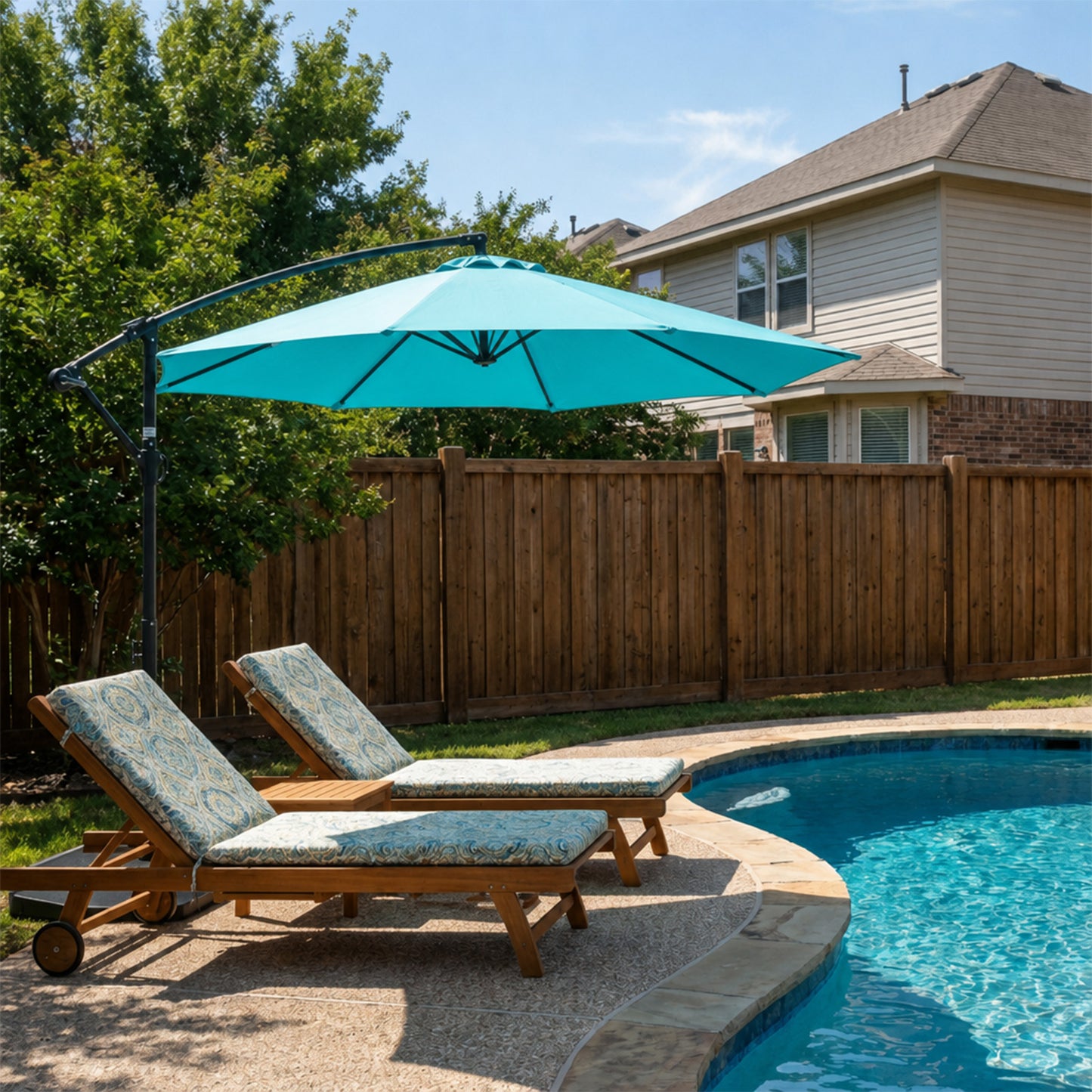 Patio Umbrella Replacement Canopy for 8 Ribs Table Umbrella