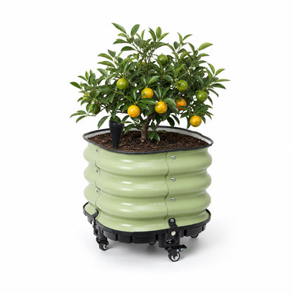 Rolling Raised Garden Bed, Self Watering Planter Box