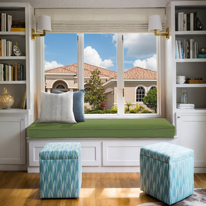 46x18x3 inch Patio Bench Cushion - Green - Aoodor 