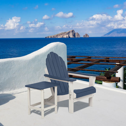 18x14.6x19 inch Outdoor Side Table, Square Adirondack Patio End Table for Patio, Pool, Porch - Aoodor 