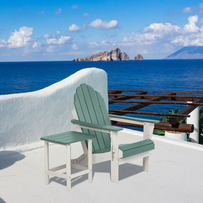 18x15x19 inch Outdoor Side Table, Weather-Resistant Square Patio End Table