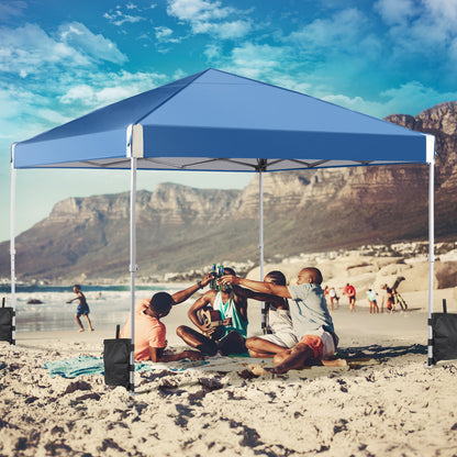 10x10/12x12 ft. Pop Up Canopy Tent with Roller Bag