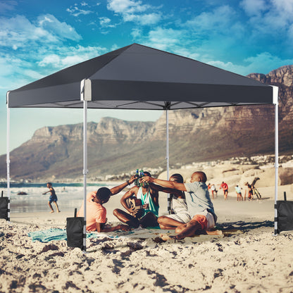 10x10/12x12 ft. Pop Up Canopy Tent with Roller Bag