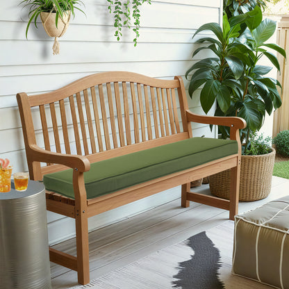 46x18x3 inch Patio Bench Cushion - Green - Aoodor 