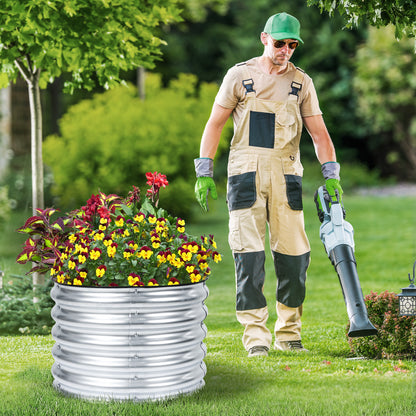 17" Tall 24" Metal Raised Garden Bed Kit