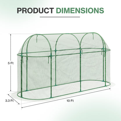 Crop Cage Plant Protection Netting Tent with Zipper for Vegetables Fruits and Plant