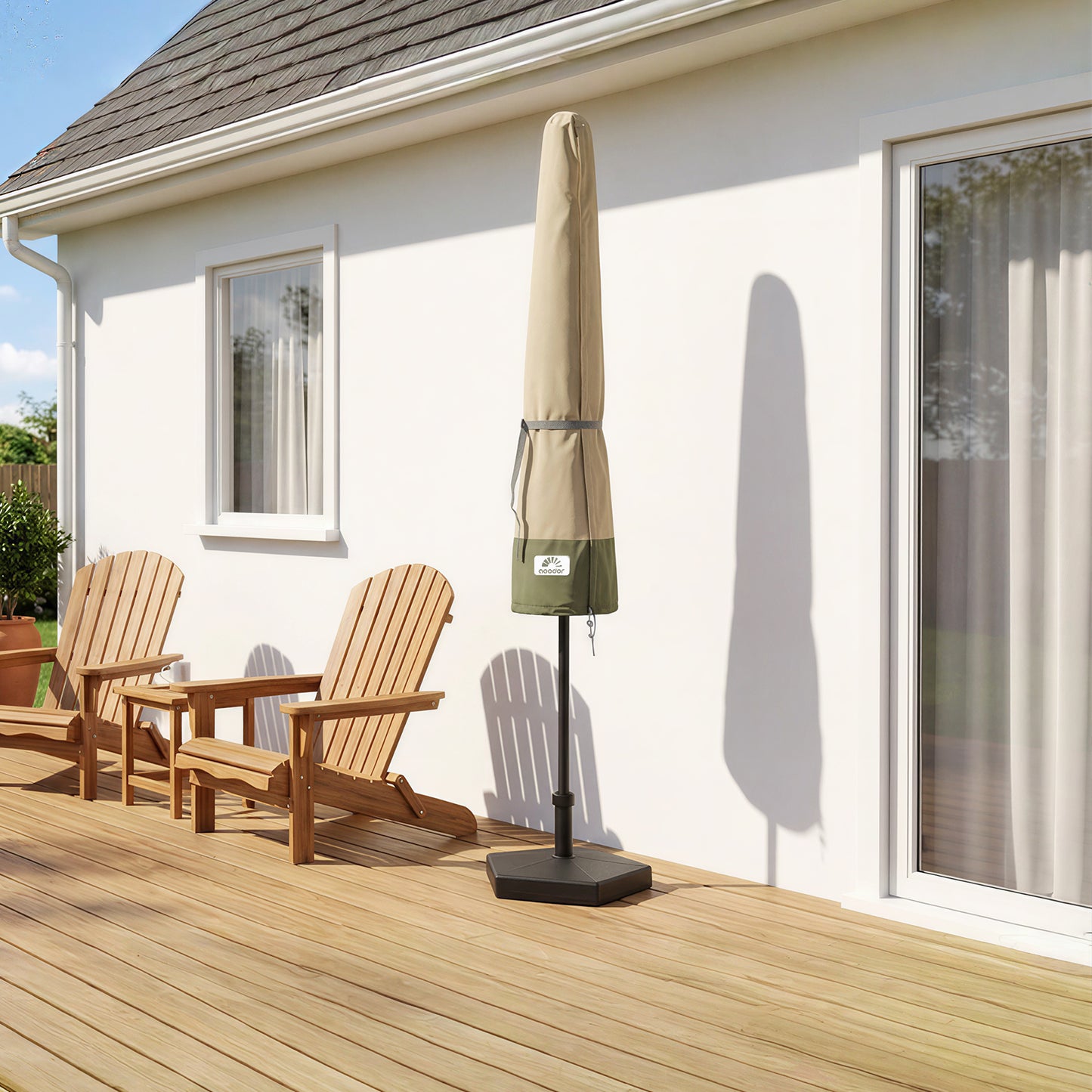 Patio Umbrella Cover for 6-9ft Market Umbrella