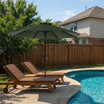 Patio Umbrella Replacement Canopy for 8 Ribs Table Umbrella
