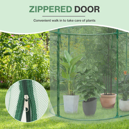 Crop Cage Plant Protection Netting Tent with Zipper for Vegetables Fruits and Plant
