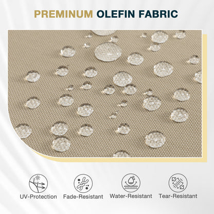 46x18x3 inch Patio Bench Cushion - Brown - Aoodor 