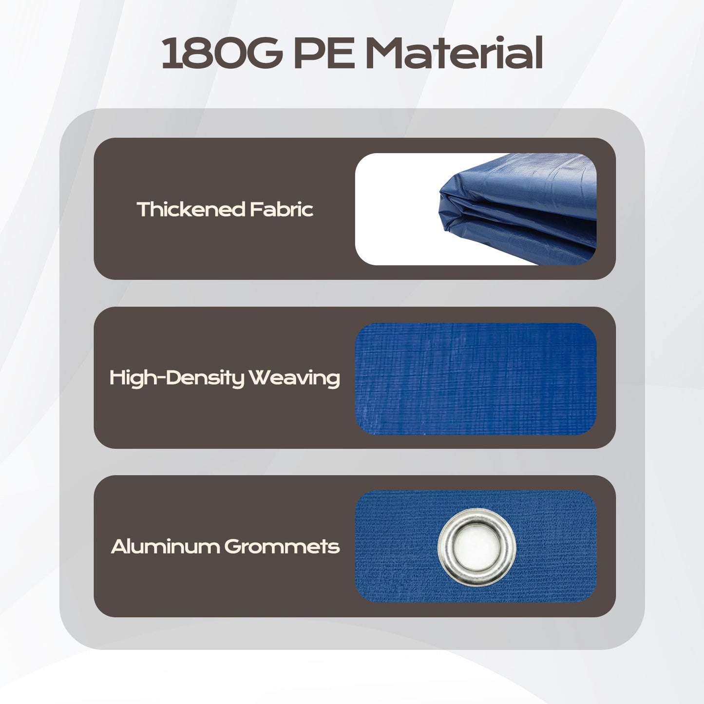 10x20 ft. Carport Replacement Canopy Cover
