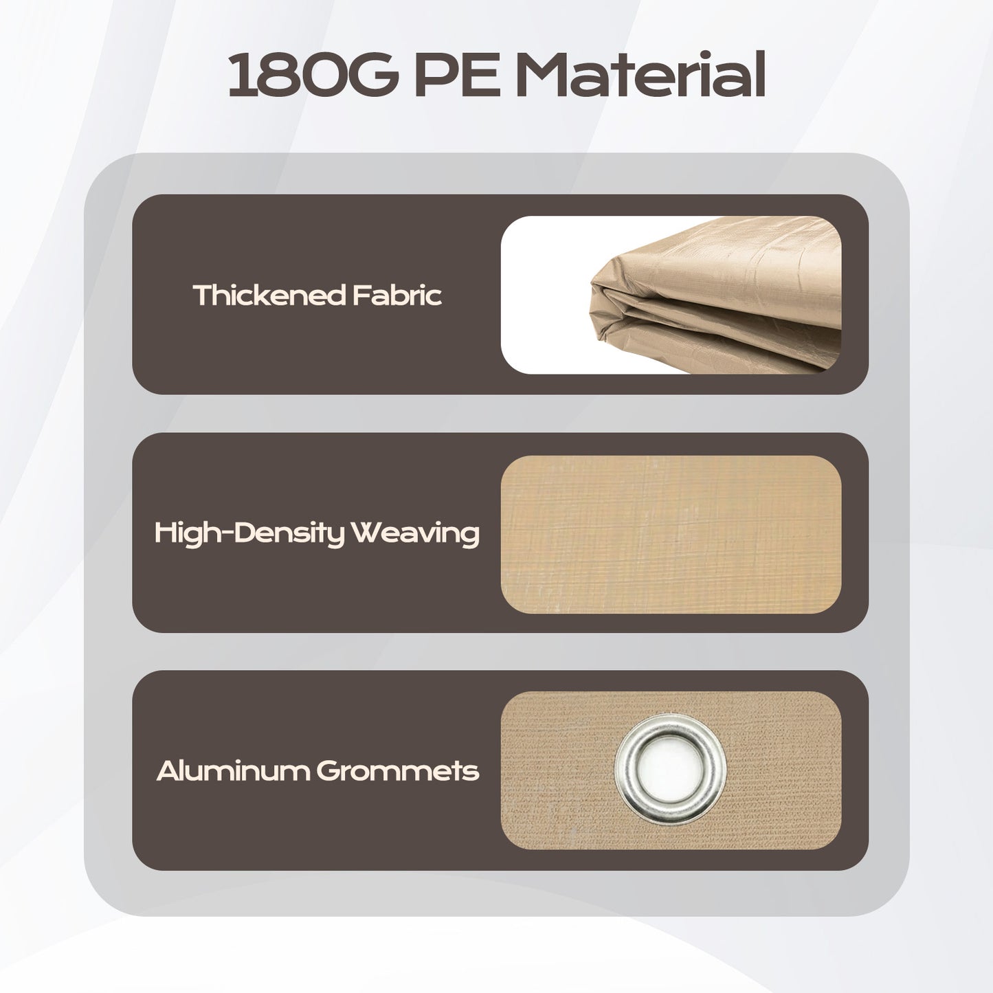 10x20 ft. Carport Replacement Canopy Cover