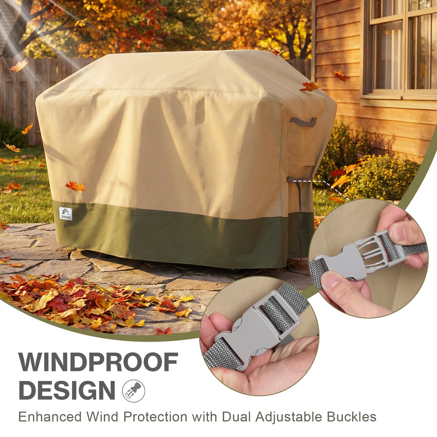 Outdoor BBQ Flat Top Grill Cover