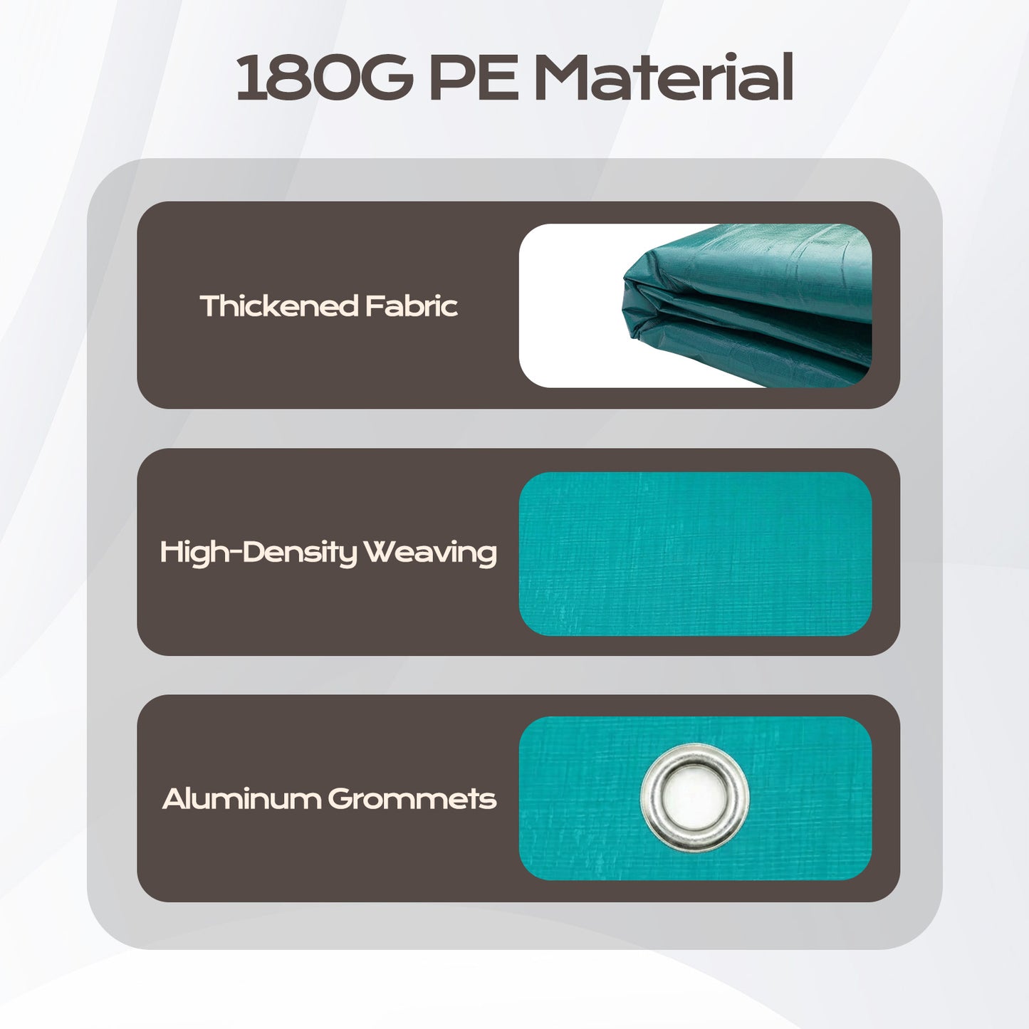 10x20 ft. Carport Replacement Canopy Cover
