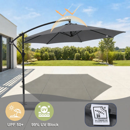 Patio Umbrella Replacement Canopy for 8 Ribs Table Umbrella